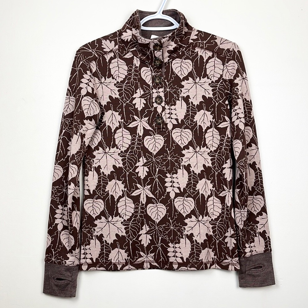 KAVU Button Neck Pullover Sweater